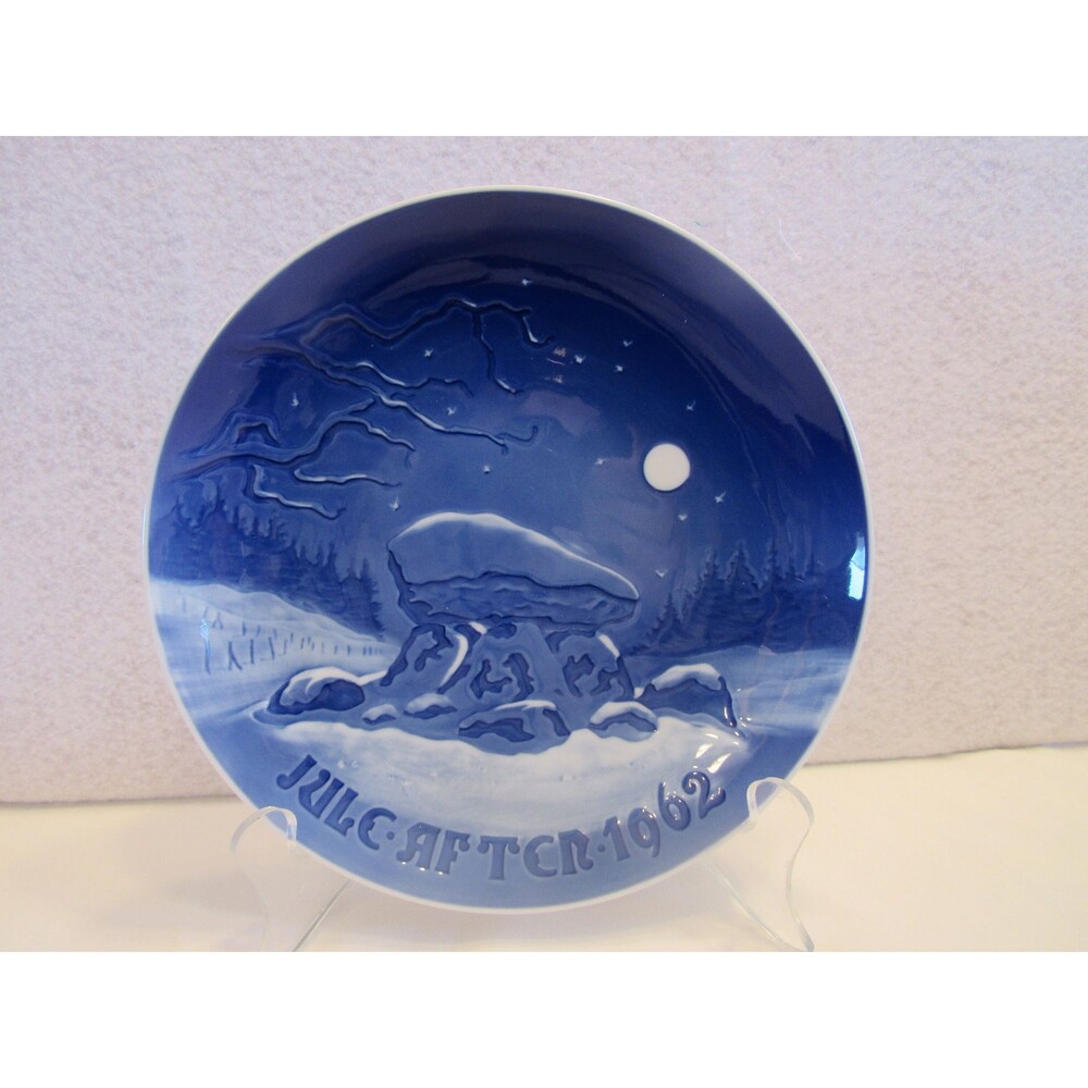 Vtg B&G Royal Copenhagen Collectable Porcelain 1962 Denmark Plate Oldtidsminde